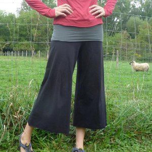 Organic Clothing Cotton Gaucho Pants